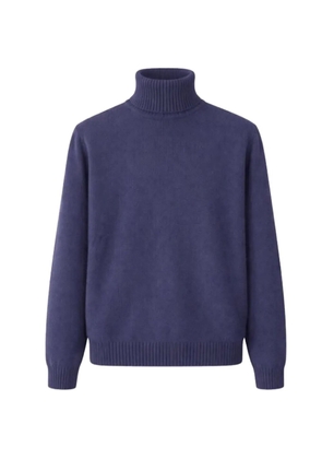 JURTA roll-neck sweater - Blue