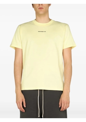 Department 5 logo-print T-shirt - Yellow