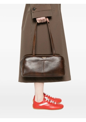 Prada leather shoulder bag - Brown