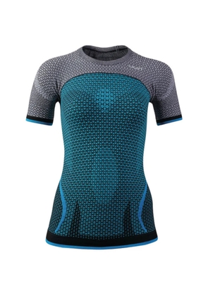 UYN patterned short-sleeved T-shirt - Blue