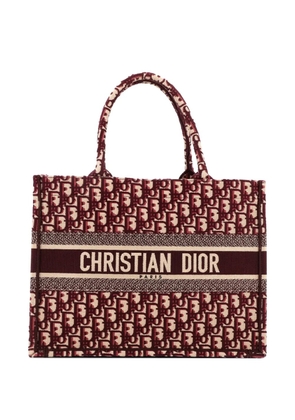 Christian Dior Pre-Owned Book Oblique Canvas Medium tote bag - Red