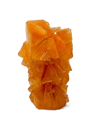 Mineral Series crystal vase - Orange