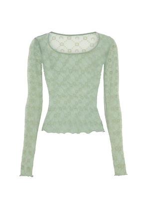 Marine Serre Moonogram T-shirt - Green