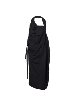 Junya Watanabe pockets asymmetric dress - Black