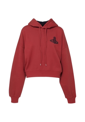 Vivienne Westwood Box cropped hoodie - Red