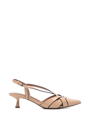 Bibi Lou Nolia crossover strap pumps - Neutrals