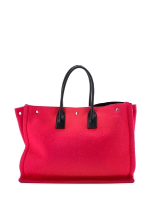 Saint Laurent Pre-Owned Rive Gauche Shopper Felt Large tote bag - Pink
