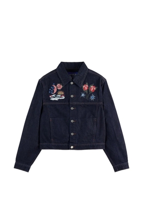 Scotch & Soda embroidered denim jacket - Blue