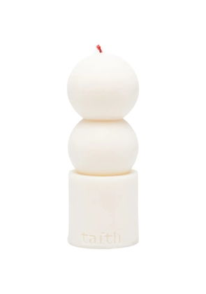 Taith Lilu stacked-design candle - Neutrals