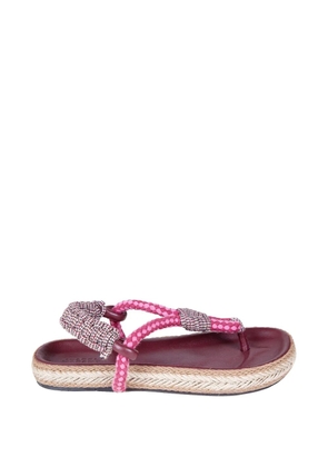 ISABEL MARANT braided sandals - Pink