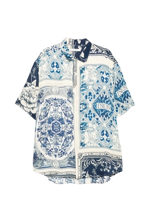 Ih Nom Uh Nit printed shirt - Blue