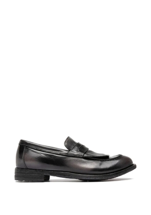 Officine Creative ruboff leather loafers - Black