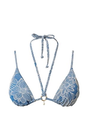 TWINSET triangle bikini top - Blue