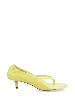 Jacquemus gathered sandals - Yellow