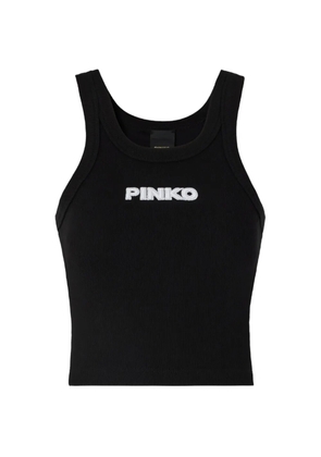 PINKO Bloody Mary logo tank top - Black