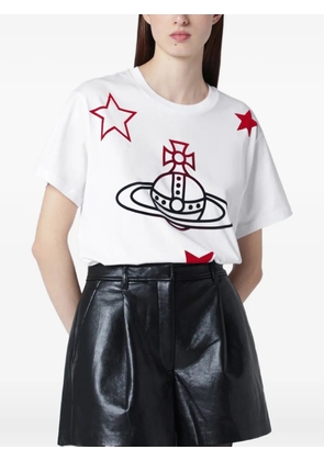 Vivienne Westwood Orb and Stars Classic T-shirt - White
