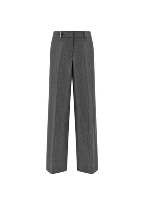 Peserico Punto Luce detail tailored trousers - Grey