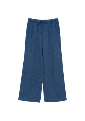 DKNY drawstring palazzo pants - Blue