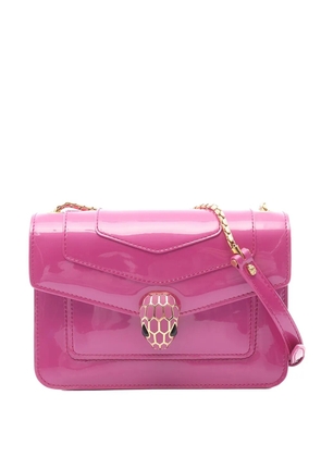 Bvlgari Pre-Owned 2010-2026 Patent Serpenti Forever crossbody bag - Pink