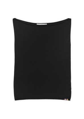 extreme cashmere Breeze boat-neck top - Black