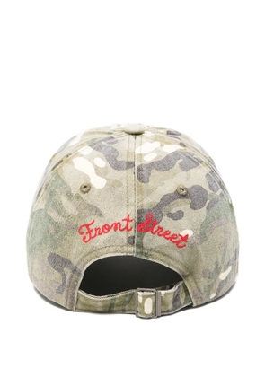 FRONT STREET 8 camouflage hat - Green