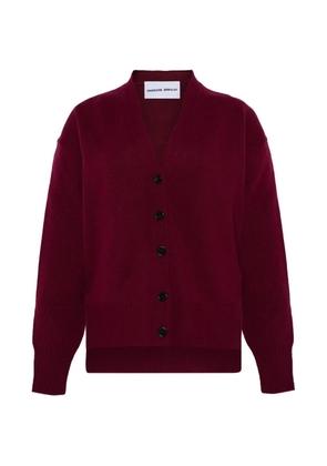 Emiliano Rinaldi V-neck buttoned cardigan - Red