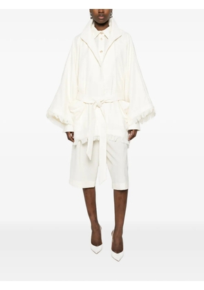 BATAKOVIC Belgrade fringed pocket coat - Neutrals