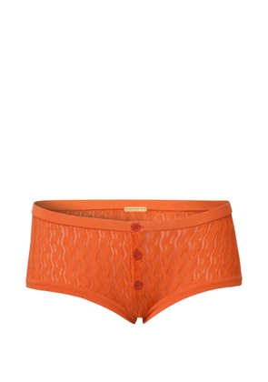 Dodo Bar Or button knitted briefs - Orange
