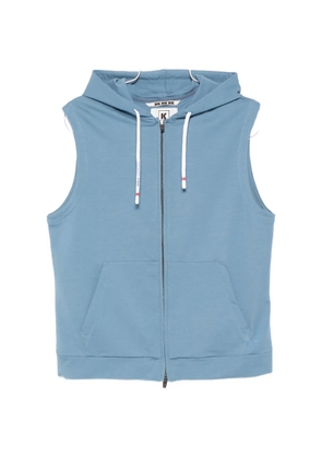 Kired Wazel zip-up sleeveless hoodie - Blue
