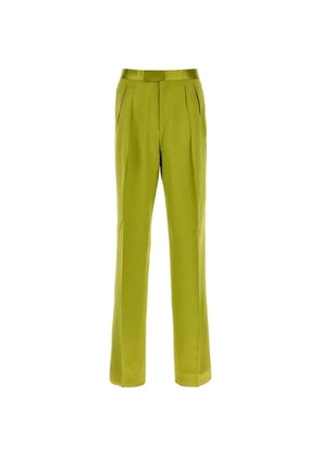 TOM FORD satin trousers - Green