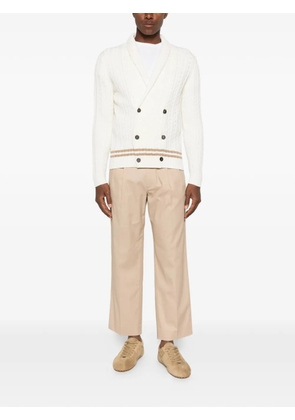 Drumohr double-breasted cardigan - Neutrals