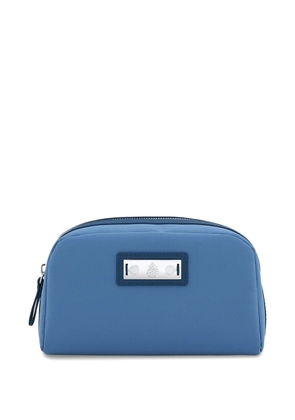 Tyler Ellis small Travel Pouch plaque make up bag - Blue