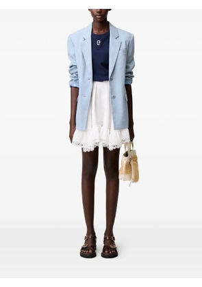 Claudie Pierlot ruffled A-line skirt - White