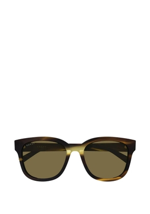 Gucci Eyewear logo-detail sunglasses - Brown