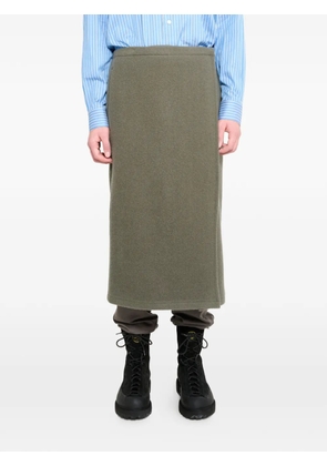 Rier wrap-style skirt - Green