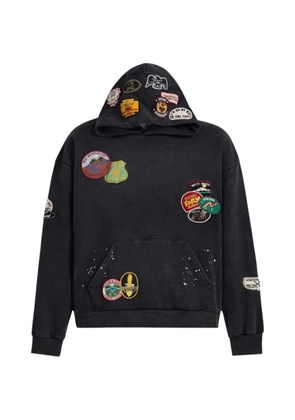 FOUND patchwork hoodie - Black
