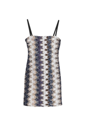 Missoni chevron mini dress - Neutrals