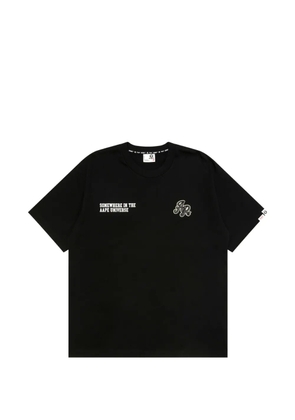 AAPE BY *A BATHING APE® appliqué T-shirt - Black