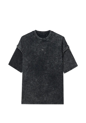 FIVE CM studded-detail T-shirt - Black