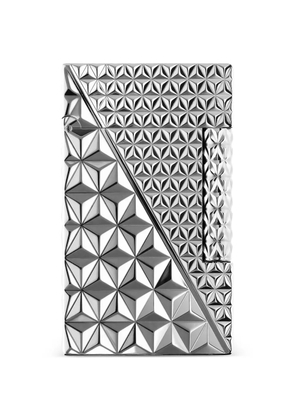 S.T. Dupont Ligne 2 patterned lighter - Silver
