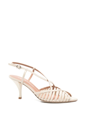 Lella Baldi criss-cross strap sandals - Neutrals