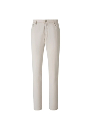 Richard J. Brown logo-patch jeans - Neutrals