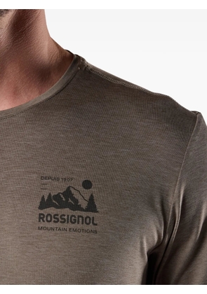 Rossignol logo-detail short-sleeve T-shirt - Neutrals