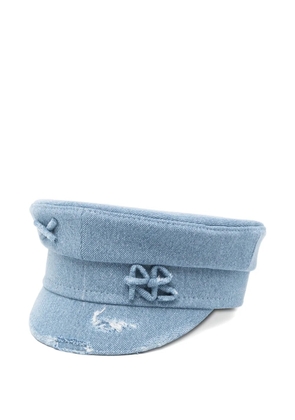 Ruslan Baginskiy frayed hat cap - Blue