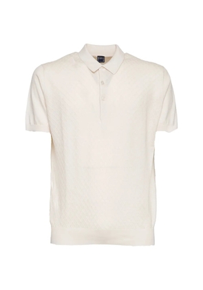 Fedeli Gabriel Giza three-button classic polo shirt - Neutrals