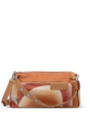 Desigual zip-fastening patterned cross body bag - Orange
