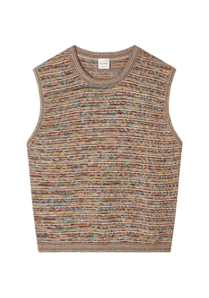 Paul Smith striped knitted vest - Neutrals