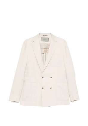 Canali double-breasted jacket - Neutrals