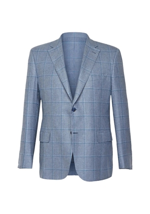 Brioni check-pattern blazer - Grey