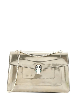 Bvlgari Pre-Owned Serpenti Forever Patent Medium shoulder bag - Gold